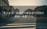 考古发现：妈妈说今晚爸爸不回家的真相 · 档案5328
