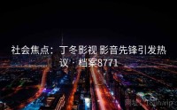 社会焦点：丁冬影视 影音先锋引发热议 · 档案8771